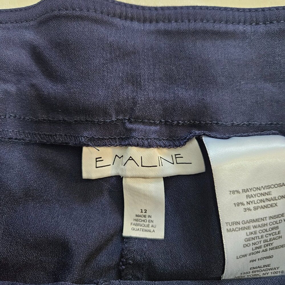 Emaline Navy Skinny Pant - Picture 5 of 6
